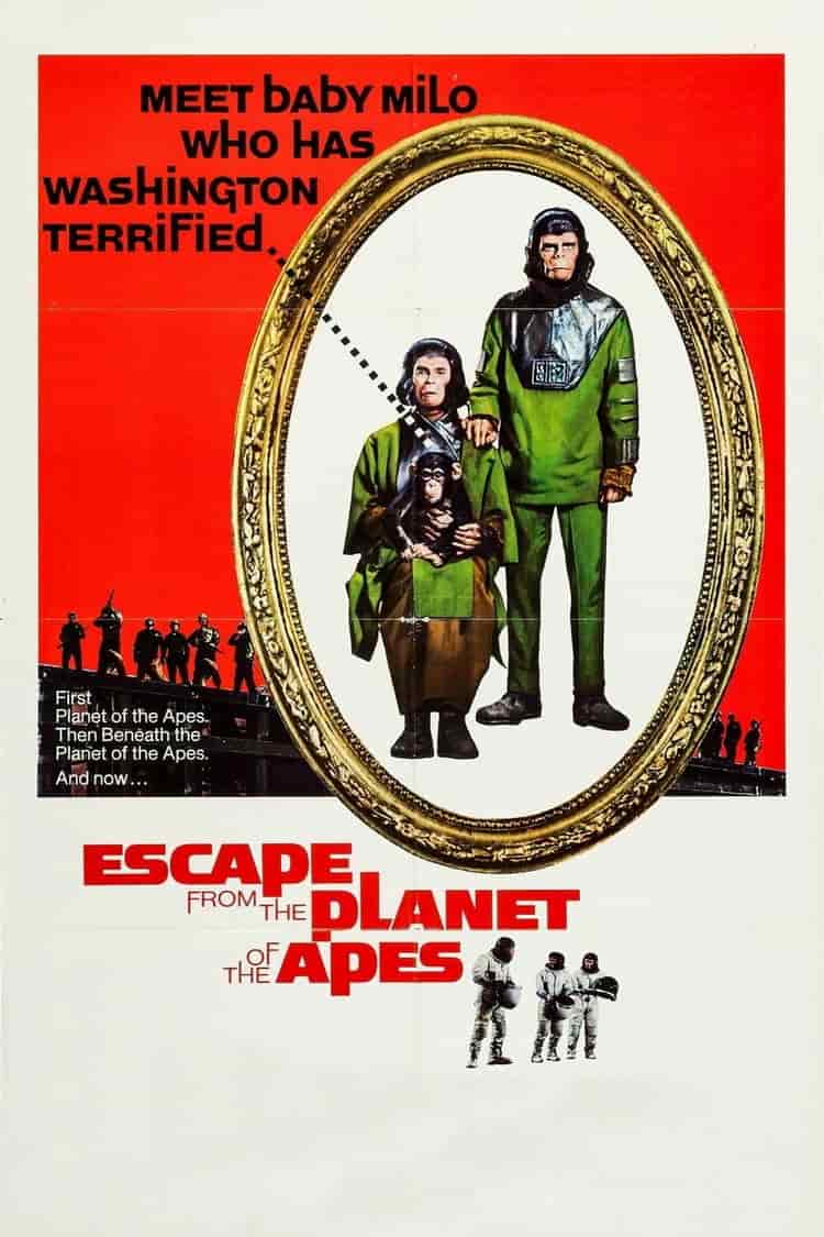 Poster for Escape from the Planet of the Apes